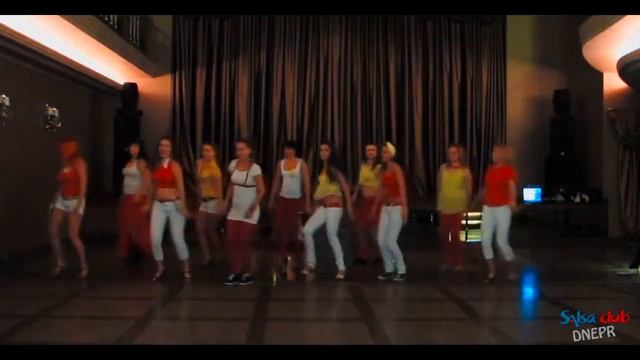 Show "Represent Cuba" - Helena Sukhareva & Girls "Salsa Club Dnepr" смотреть онлайн