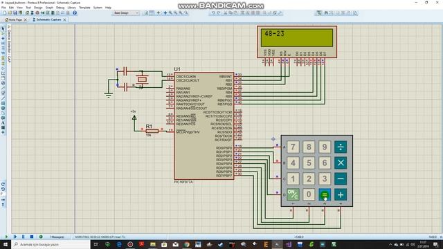 PIC ile basit hesap makinesi #MICROCHİP #PIC смотреть онлайн