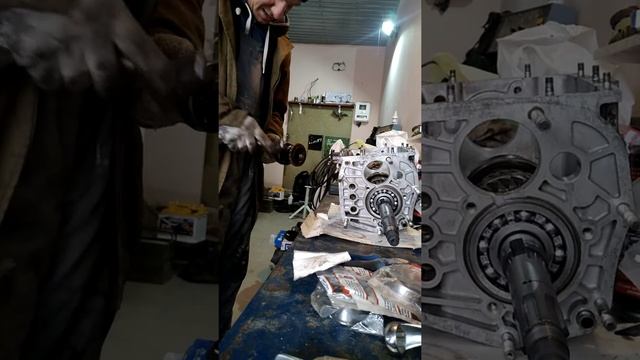 замена подшипника первичного вала(МКПП Нива) смотреть онлайн