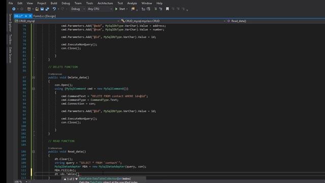 C# & MySQL Create a CRUD Operations using class OOP смотреть онлайн