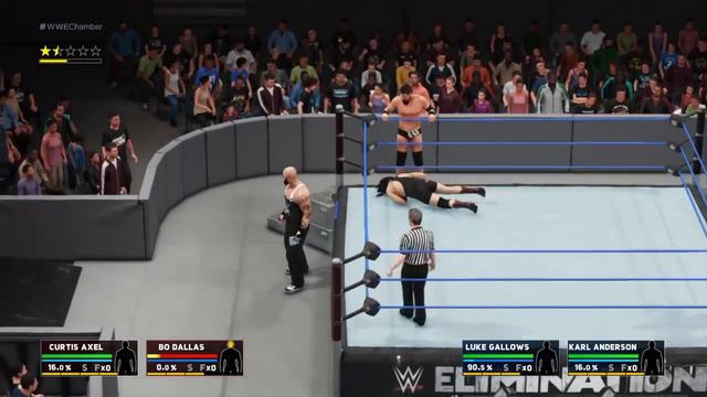 Luke Gallows & Karl Anderson vs. Bo Dallas & Curtis Axel | WWE Elimination Chamber: Feb.25, 2018 смотреть онлайн