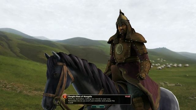 Civilization V Leader | Genghis Khan of Mongolia: Defeat смотреть онлайн