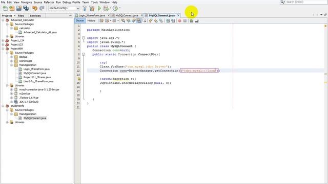 Java Netbeans Programming #2 Database connection java to MySQL смотреть онлайн