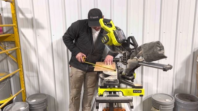 RYOBI One plus HP 10-in miter saw review. смотреть онлайн