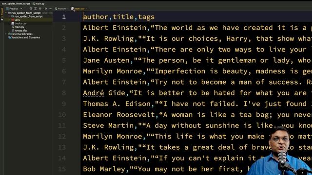 Run Scrapy Spiders from Python Script смотреть онлайн