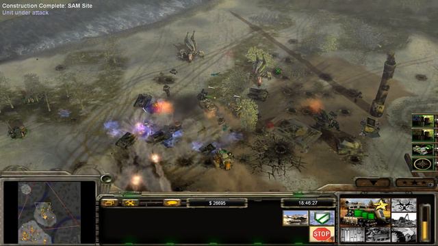 Toxin General Uses Illegal Chemicals to Melt EVERYTHING in Contra Mod C&C Generals смотреть онлайн