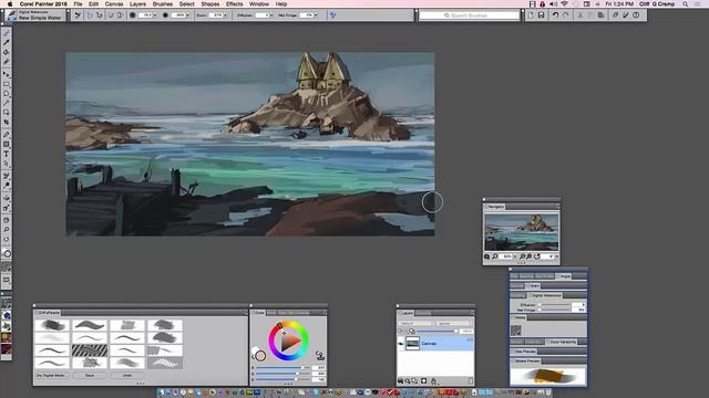 How to Paint - Narrative Illustration Using Corel Painter смотреть онлайн