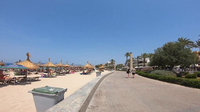 Arenal beach Playa del Arenal Mallorca Spain Beach Walk 2022 ?? Island Walking? Playa de Palma смотреть онлайн