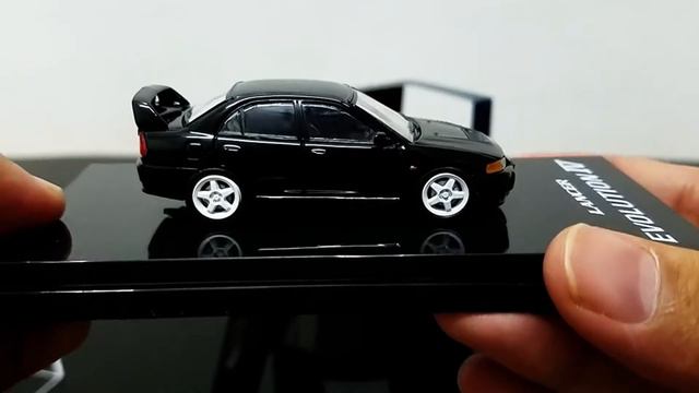 Unboxing Hobby Japan 1:64 Mitsubishi Lancer GSR Evolution IV CN9A Customized Version Pyrenees Black смотреть онлайн