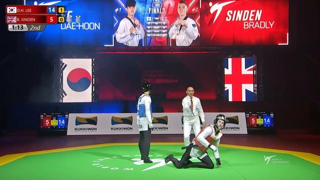 Moscow 2019 Grand Prix Final_M-68kg Final: Dae-hoon LEE(KOR) vs Bradly SINDEN(GBR) смотреть онлайн