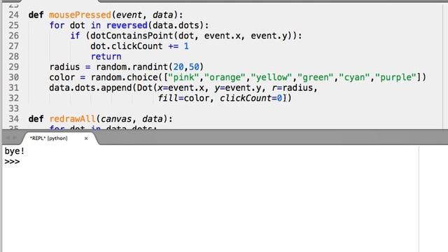 15 112 f15 oop part1 betterDotsDemo v1 смотреть онлайн