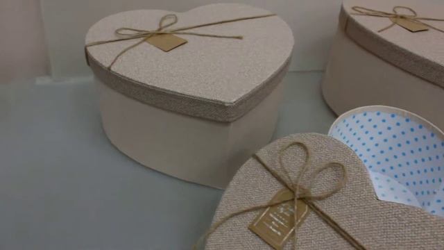 Набор подарочных коробок из 3шт Сердце светло коричневое Артикул 12843 2 смотреть онлайн