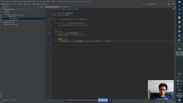E01 Quadratic Sieve running on Java - Fermat's factorization method смотреть онлайн