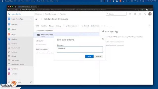 React Tutorial: Automate Code Linting and Unit Testing with Azure Pipelines смотреть онлайн