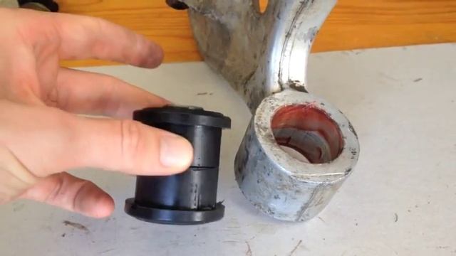 Nissan Xtrail T30 Front Lower Arm Front Bushing Installation - PSB 563 смотреть онлайн