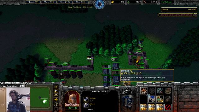 Zombie Defense - Best Survival Map In WC3 | Warcraft 3 Reforged смотреть онлайн