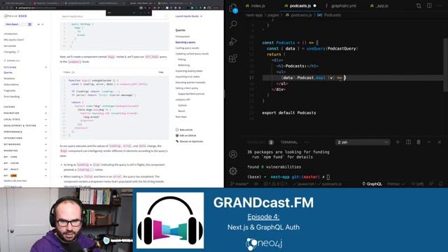 Next.js & GraphQL Authentication | Building A GRANDstack Podcast App: Episode 4 смотреть онлайн