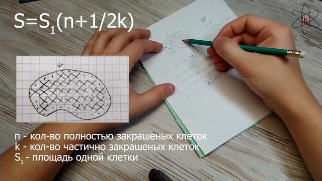 Как найти площадь неправильной фигуры? Метод палетки. смотреть онлайн