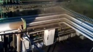 Продувка газопровода 1 котла Владивостокской ТЭЦ2