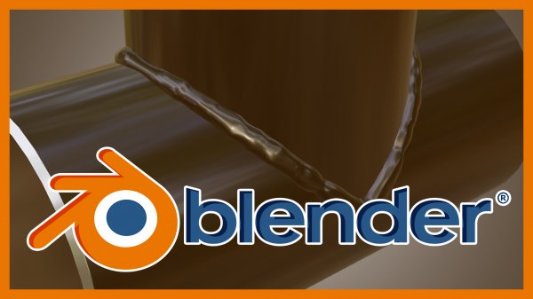 Как создать имитацию сварного шва в Blender (используем кривые и аддон Tissue Tools)