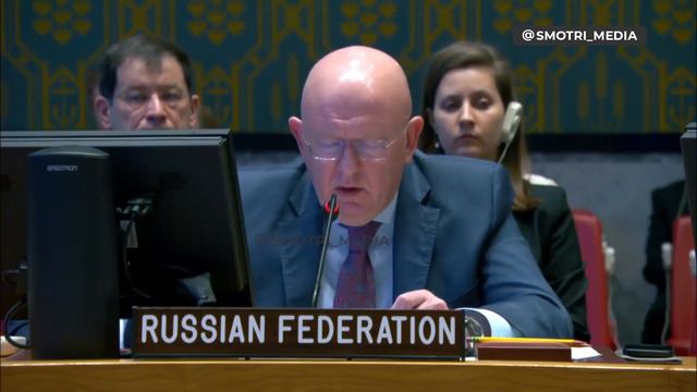 Полное видео выступления постпреда РФ при ООН Василия Небензи на СБ ООН. смотреть онлайн
