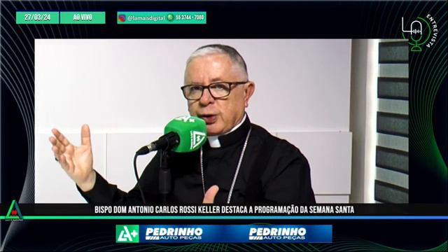 Bispo Dom Antonio Carlos Rossi Keller destaca a programação da Semana Santa смотреть онлайн