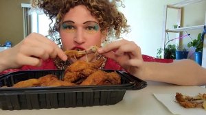 Мукбанг поедания курицы в стиле Ирины Костылевой