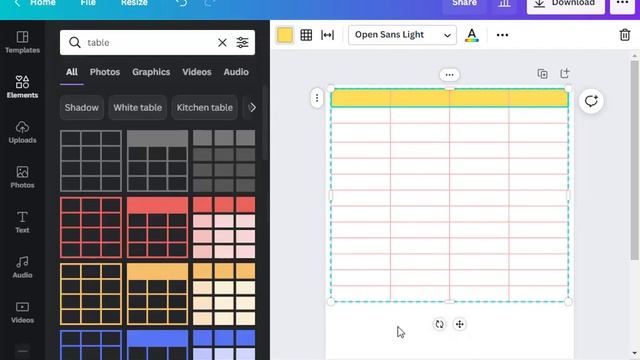 How to Create Editable Tables in Canva | Canva Tables Editing & Styling in Urdu and Hindi смотреть онлайн