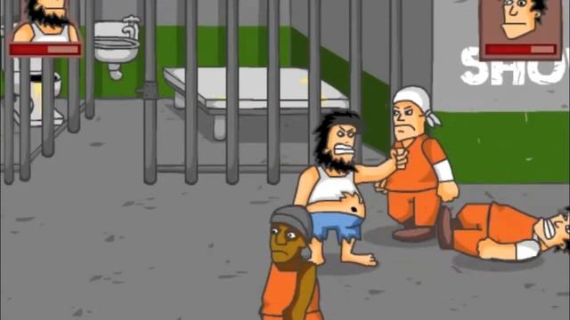 The most AKWARD game EVER!?( Hobo Prison Brawl ) смотреть онлайн