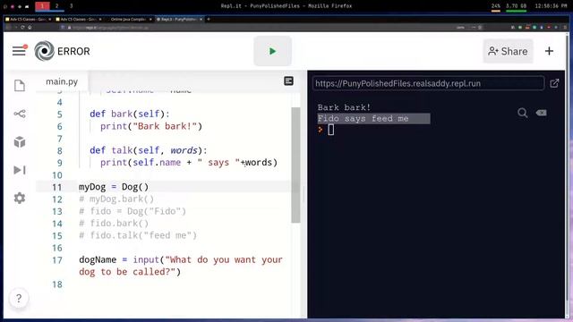 Advanced CS #4 - Classes | Teach2Learn смотреть онлайн