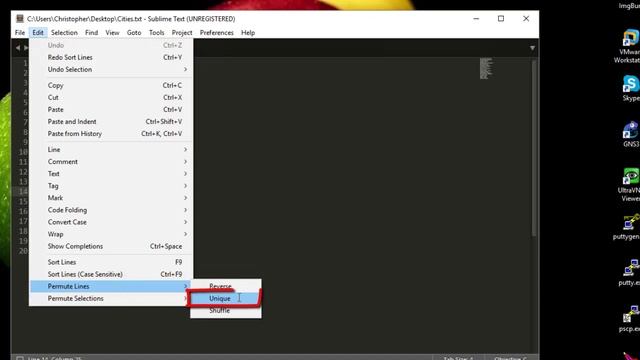 Sublime Text 3 : How to Remove Duplicate Lines смотреть онлайн