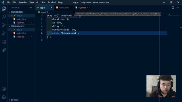 GSAP tutorial en ESPAÑOL ?? Cómo crear ANIMACIONES para TÚ PAGINA WEB ?? смотреть онлайн