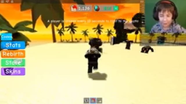 Качаем свои мускулы в Роблокс 2.