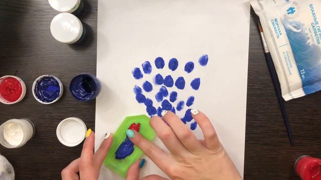 Рисование пальчиками «Виноград» смотреть онлайн