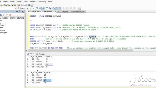 SQL Server Merge Statement Part 2 смотреть онлайн