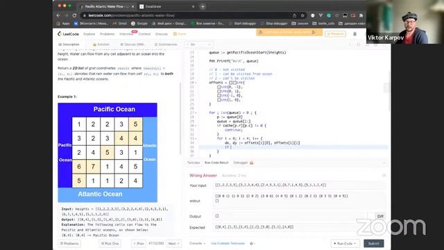 Разбор задачи LeetCode 417. Pacific Atlantic Water Flow @algoseekee смотреть онлайн