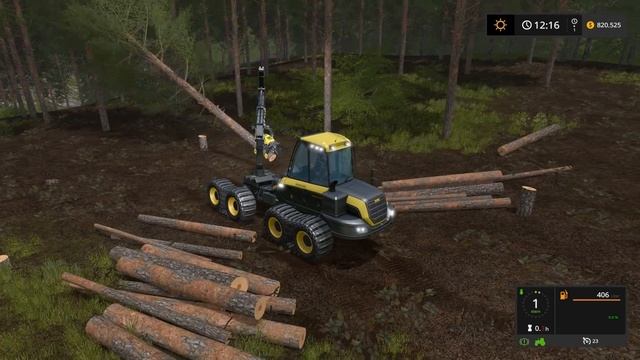 Farming Simulator 17 - Forestry and Farming on Woodshire 014 смотреть онлайн