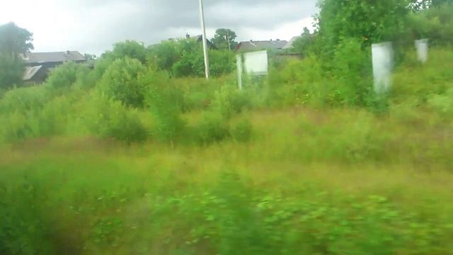 Проезжаем река Унжа. смотреть онлайн