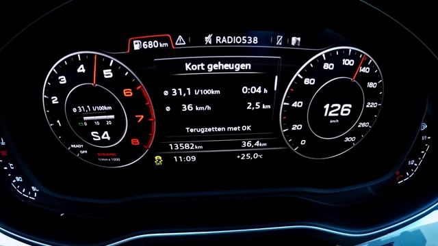 Audi A4 B9 40 TFSI Acceleration 0 - 200 Km/h (190 HP) Launch Control