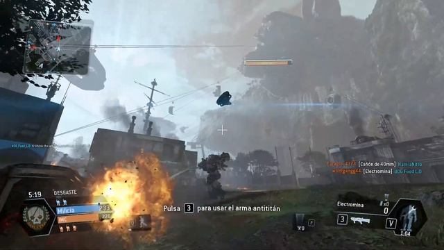 Titanfall-Una buena partida, luchando contra el lag смотреть онлайн