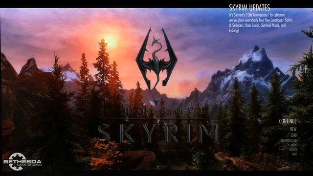 Skyrim - My Main menu - Far Horizons SE-AE смотреть онлайн