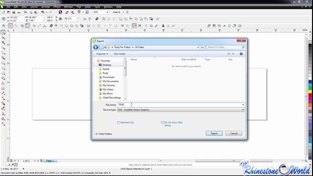 How to Export a SVG file in CorelDraw to bring into the Silhouette Designer Edition Upgrade смотреть онлайн