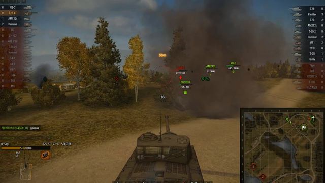 World of Tanks - T25 AT vs T-50-2. WTF??? смотреть онлайн