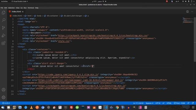 8 - Bootstrap jumbotron| Bootstrap alerts | Bootstrap 4 Tutorial смотреть онлайн