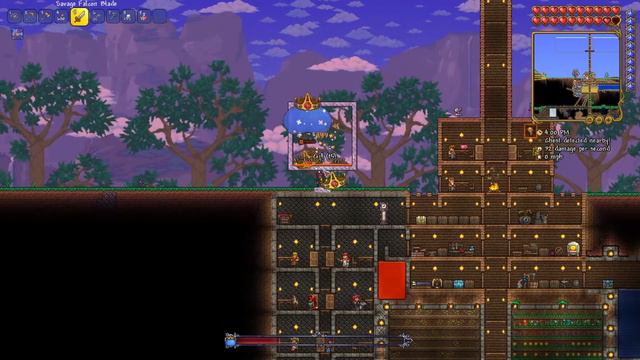 Terraria: How To Defeat King Slime Easy смотреть онлайн