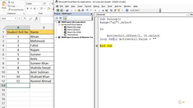 Do Loop , Do Until, Do While, Exit Do in VBA Excel Lesson 9 B смотреть онлайн