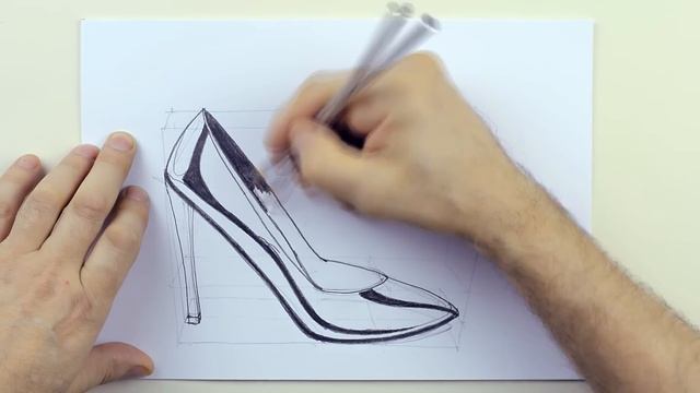 How to draw chrome effects on shoes смотреть онлайн