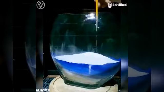 Sand painting, изделия из песка! смотреть онлайн