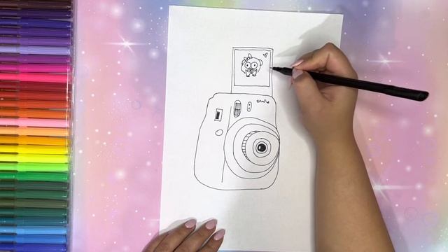 Рисуем фотоаппарат - drawing camera смотреть онлайн