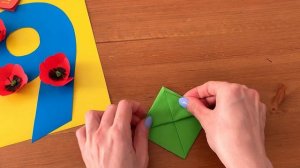 Поделка к 9 мая Дню победы. Пилотка из бумаги.